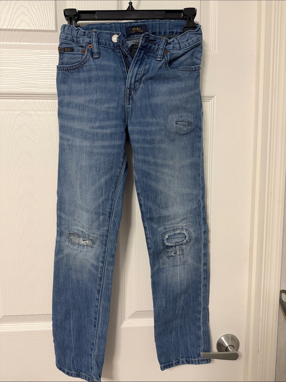 Polo Ralph Lauren Boys Sullivan. Slim Light Wash Distressed Jeans